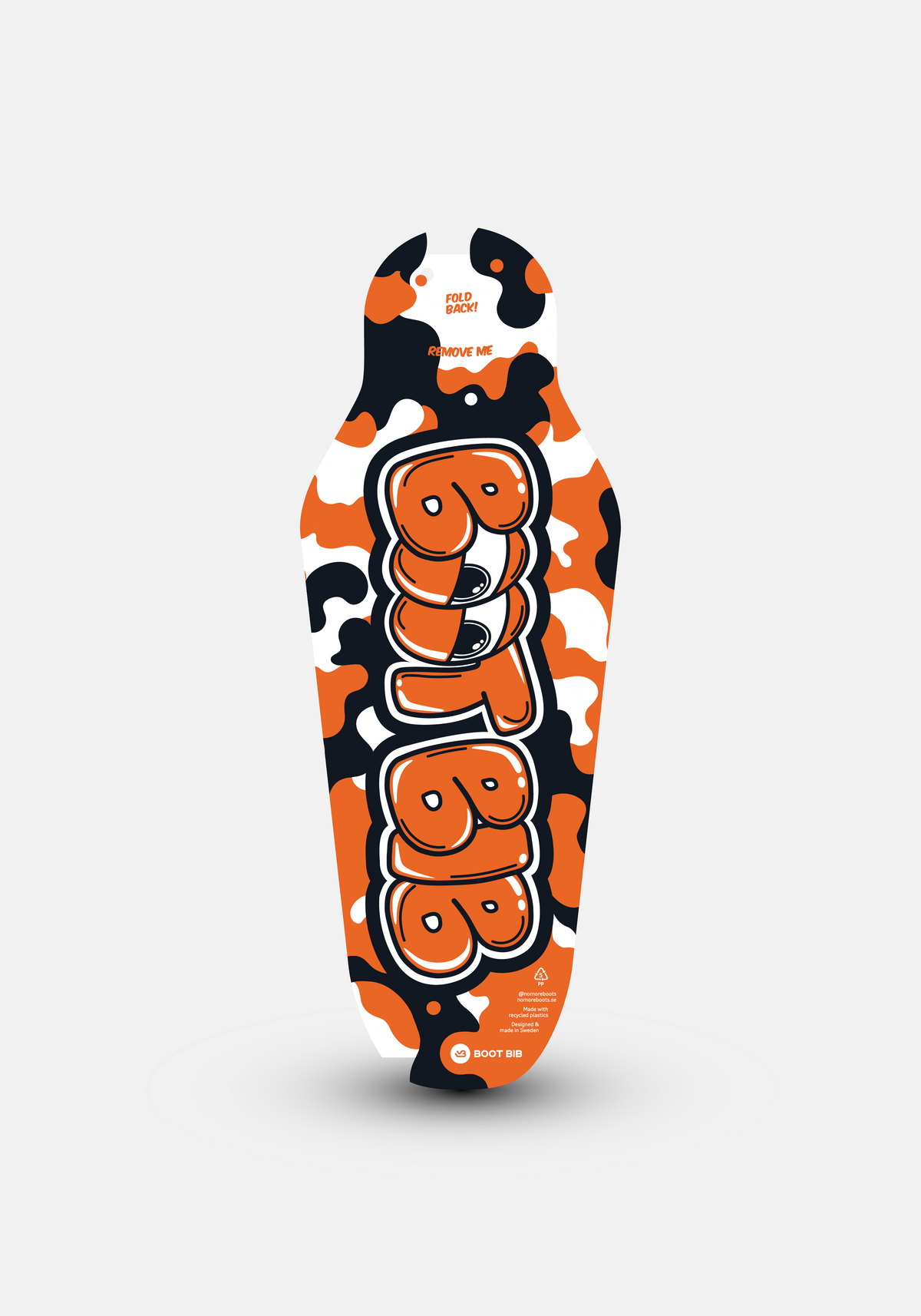 BootBib Junior – Camo Orange