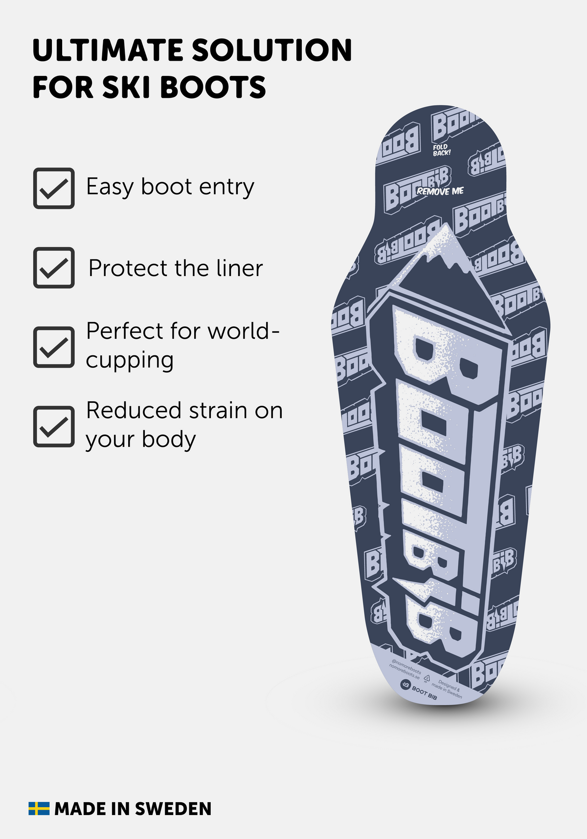 BootBib Senior – Retro Blue – image 3