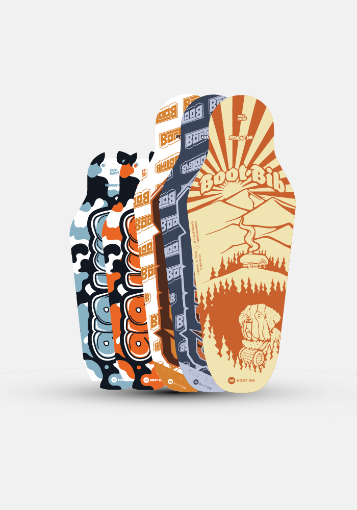BootBib Family Pack – 3 Senior + 2 Junior